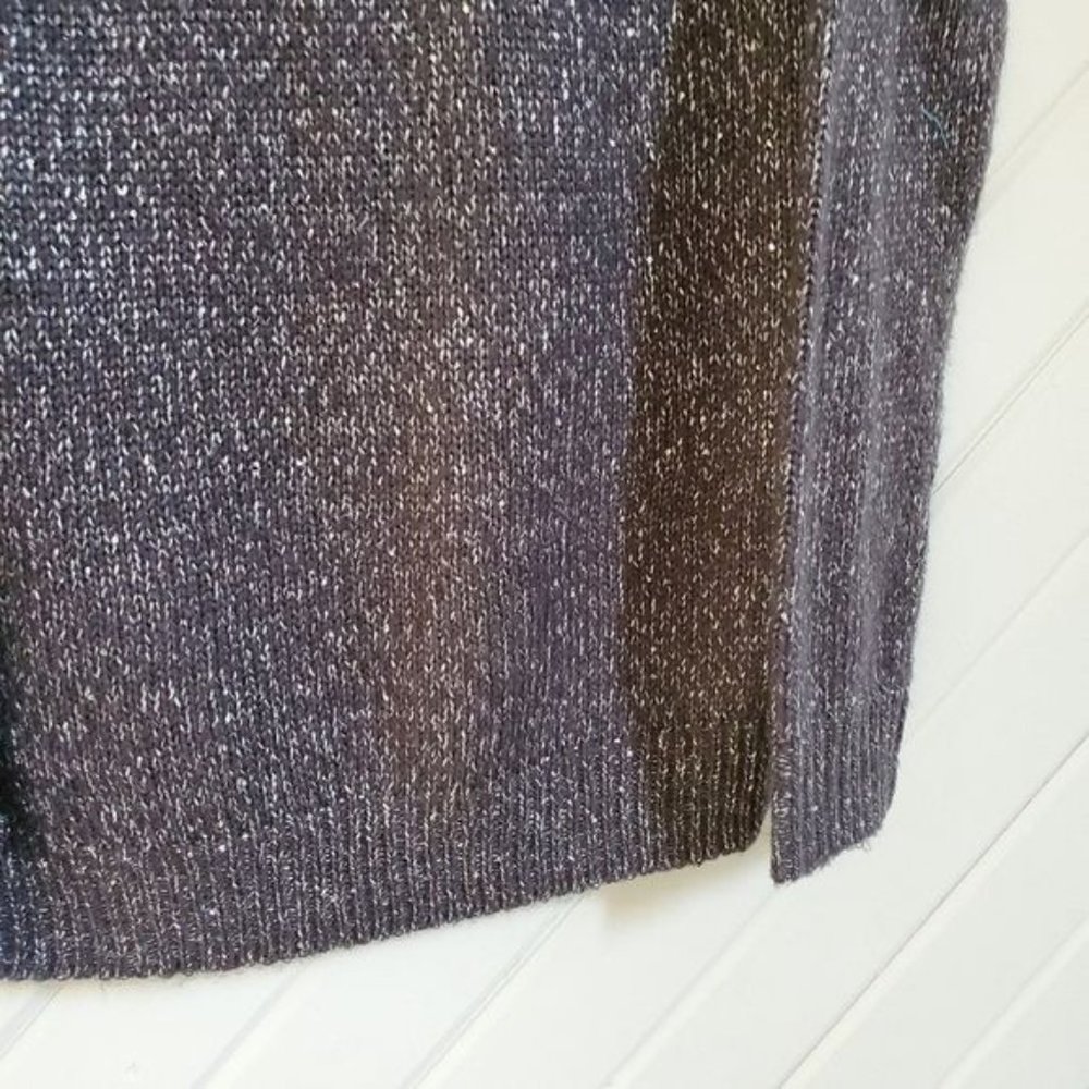 ❗gone❗Loft Nordic Sparkle Fair Isle CREW Neck Sweater - Picture 3 of 7